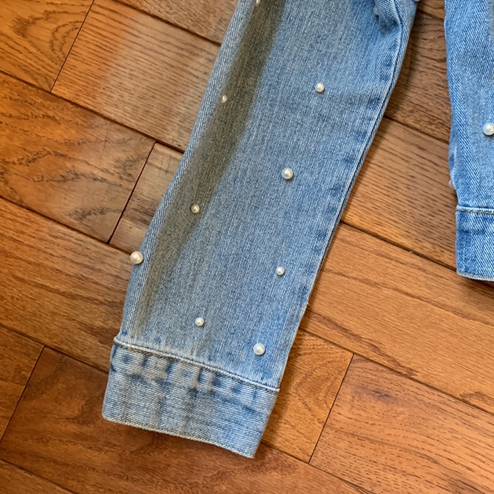 Revolve Superdown Pearl Denim Jacket - image 8